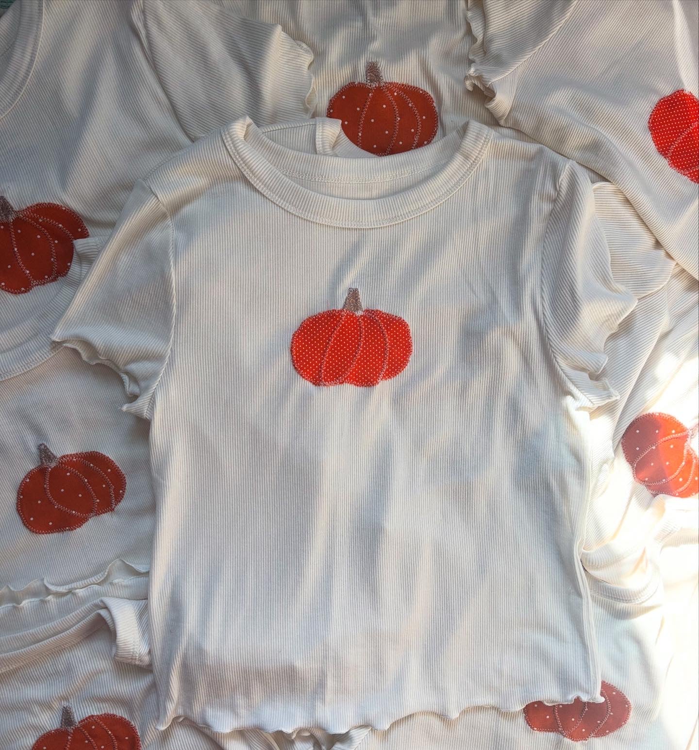 Pumpkin Ribbed Tee