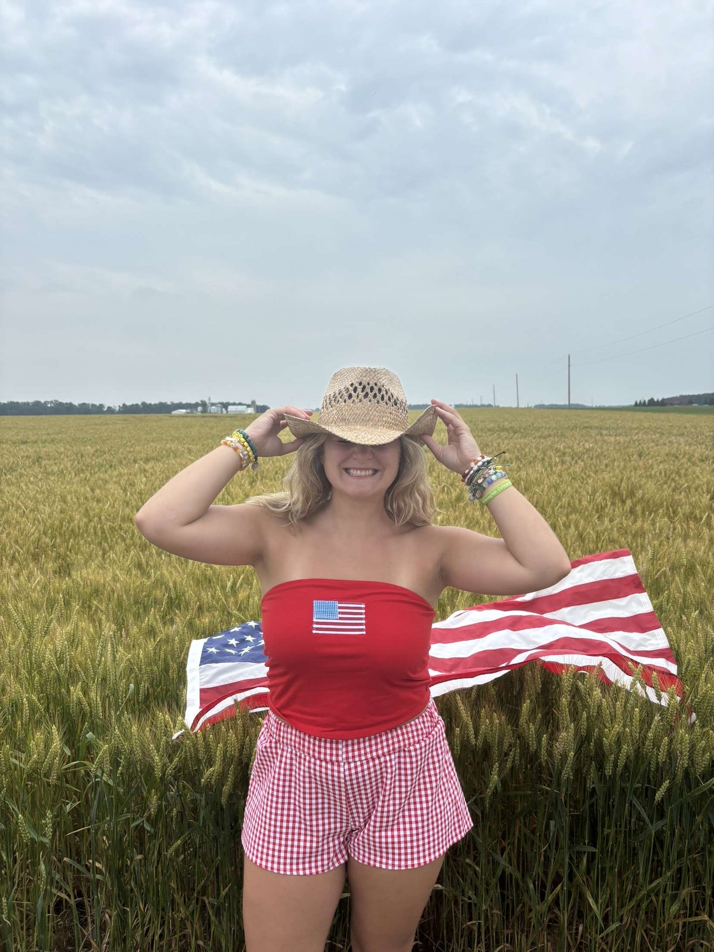 Flag Tube Top
