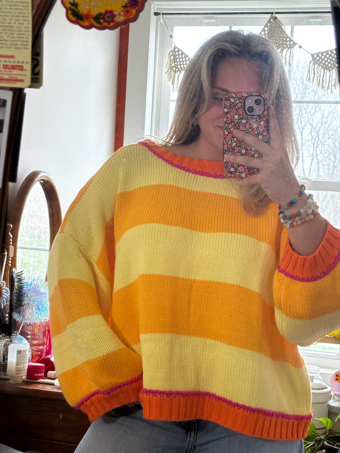 Sunrise Striped Sweater