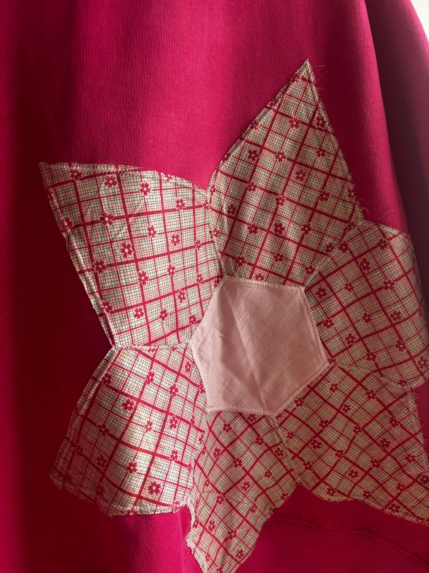 Quilt Flower Crewneck