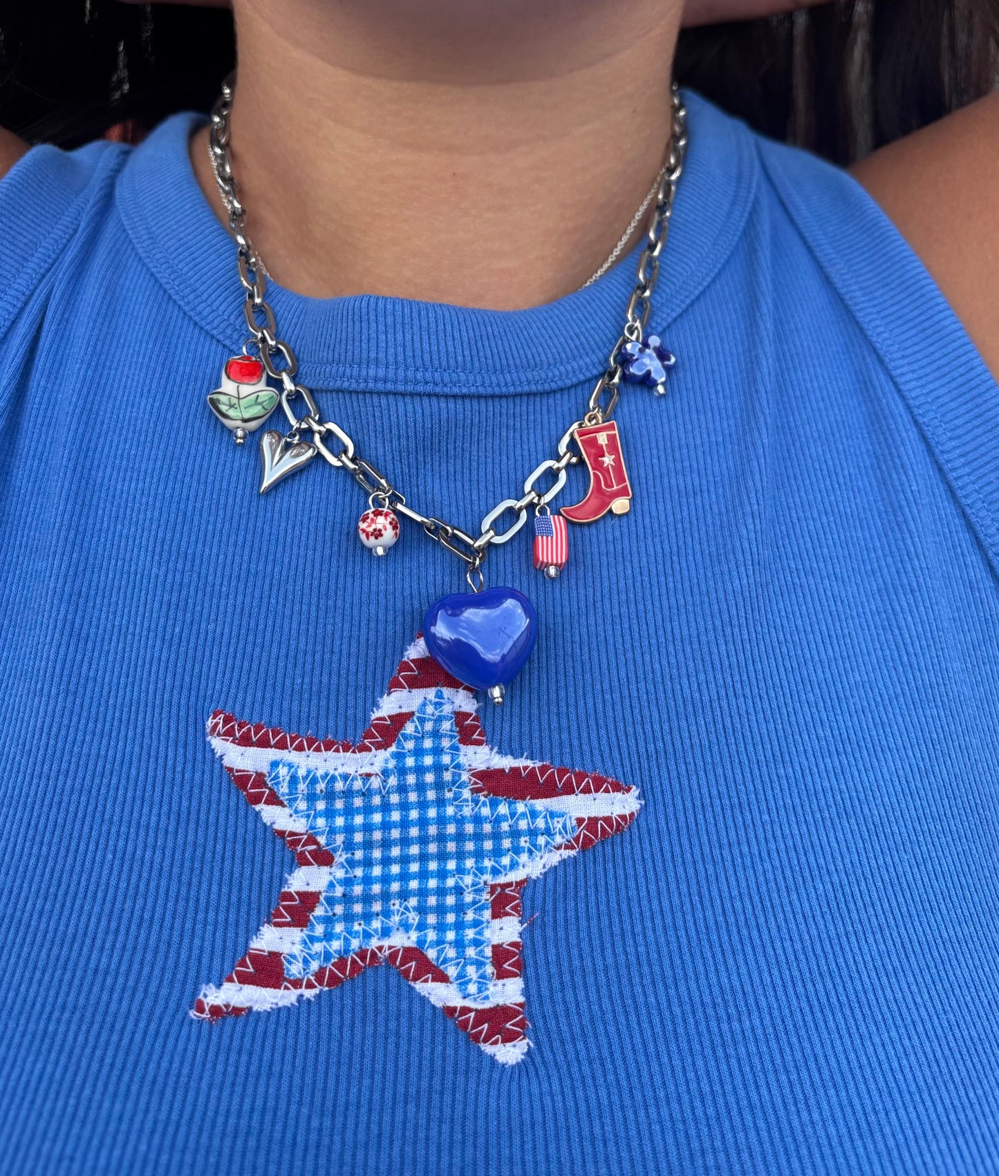 I ❤︎ USA Charm Necklace