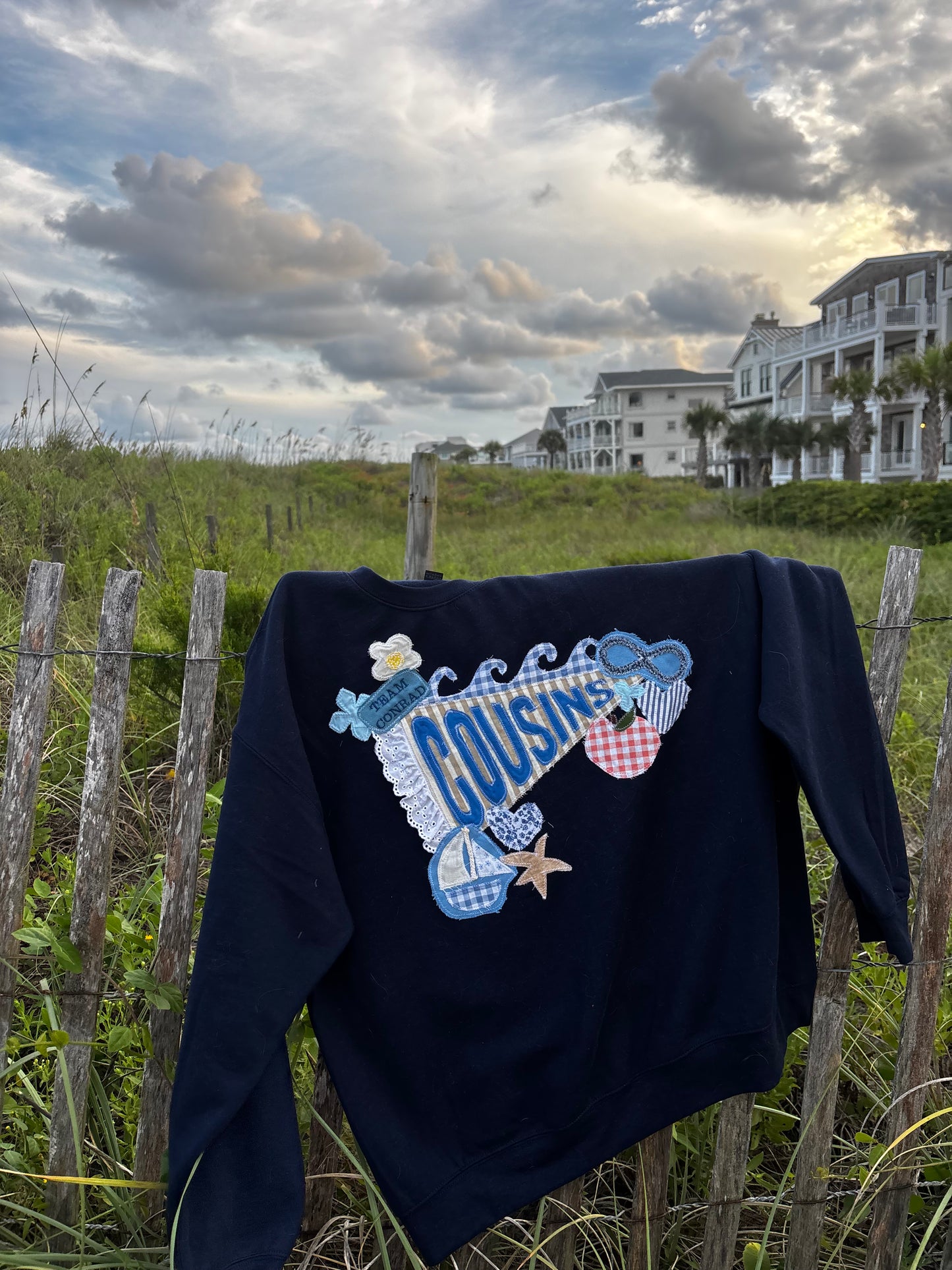 Cousins Beach Pennant Crewneck