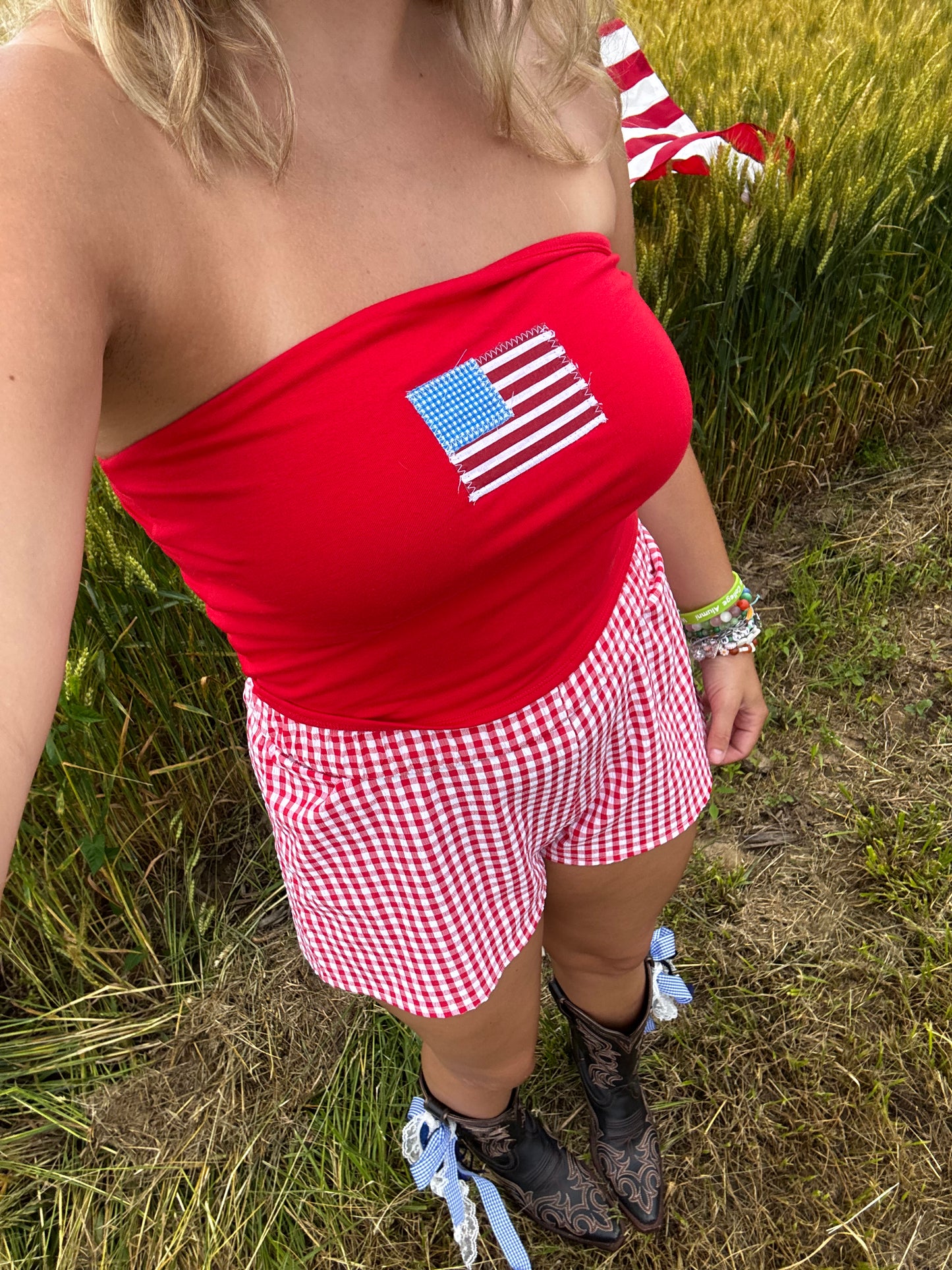 Flag Tube Top