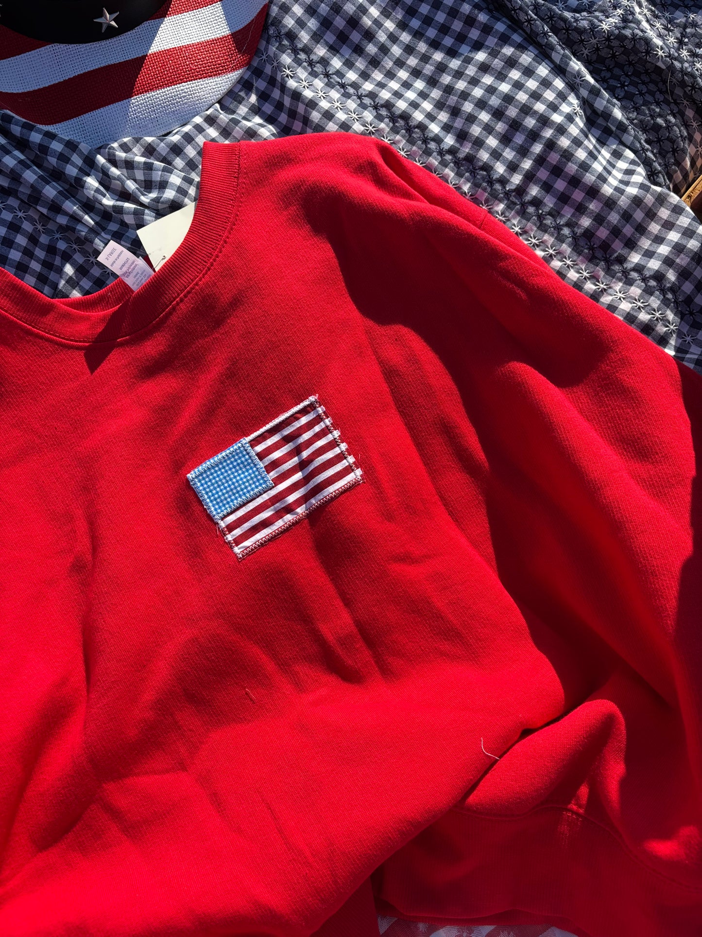 Eagle Quilt Crewneck - XL