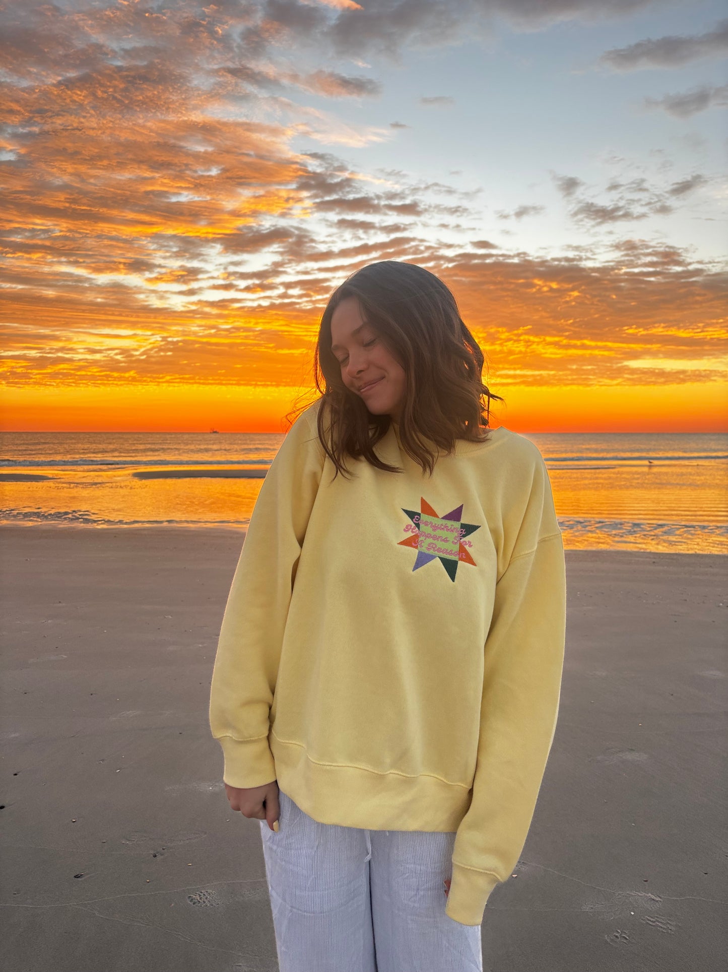 Everything Happens for a Reason Crewneck ☻