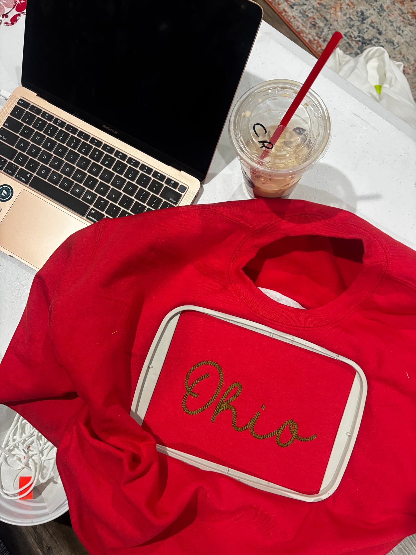 Ohio Embroidered Crewneck