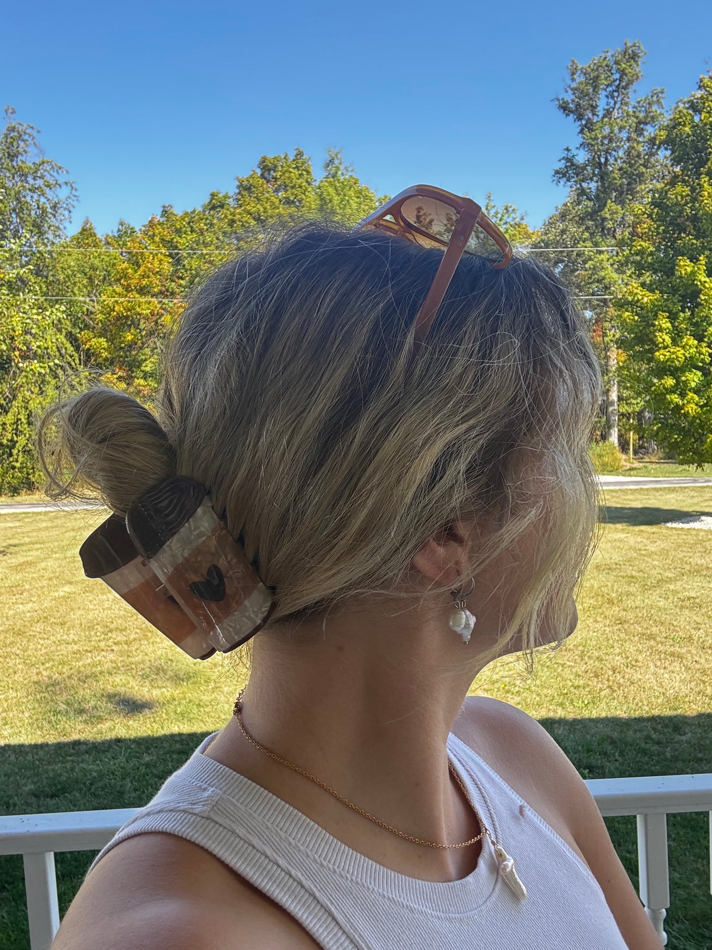 Coffee Hair Clips