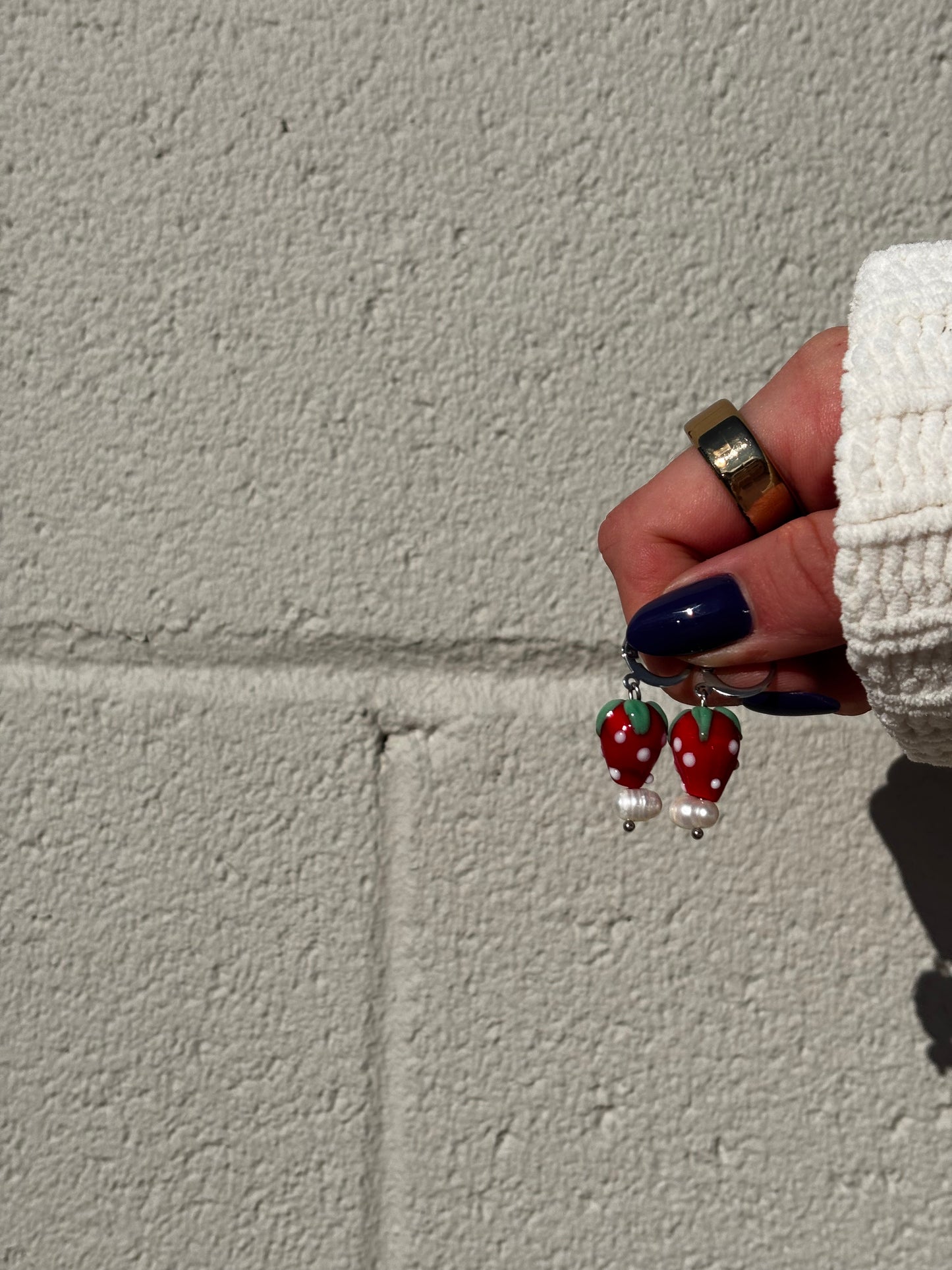 Strawberry Drop Earrings