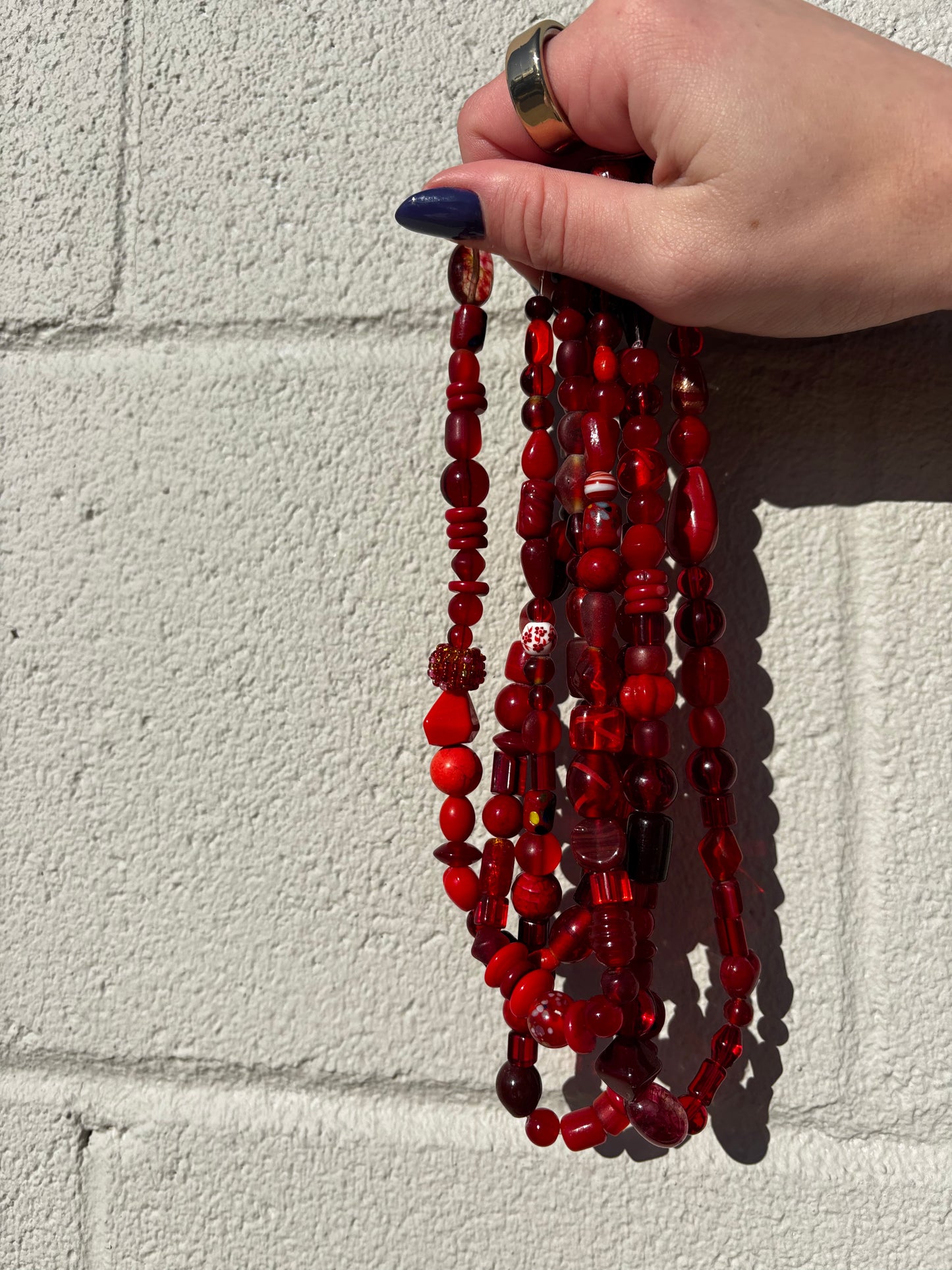 Burning Red Necklace ♥︎