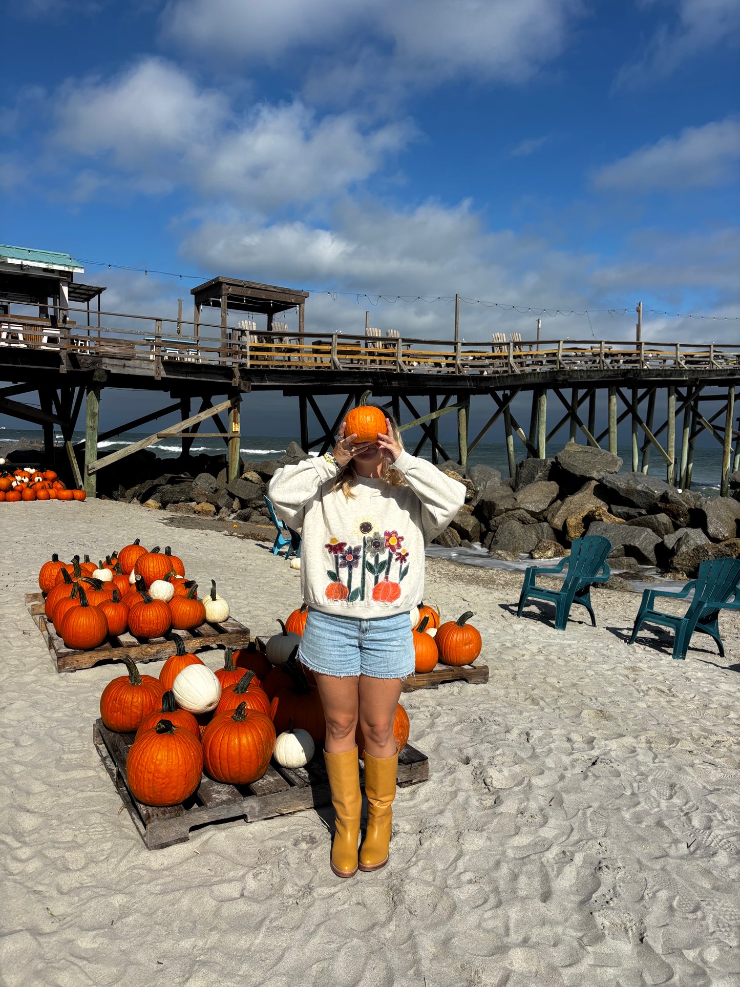 Fall Flowers Crewneck