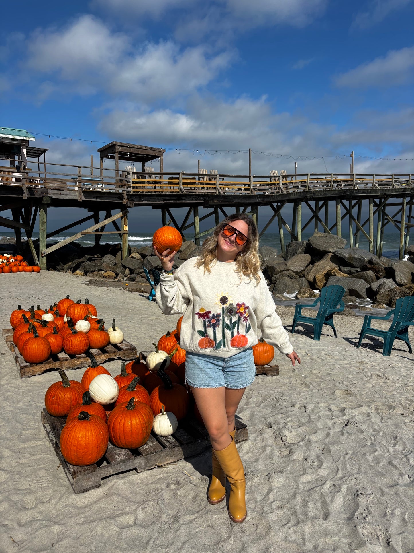 Fall Flowers Crewneck