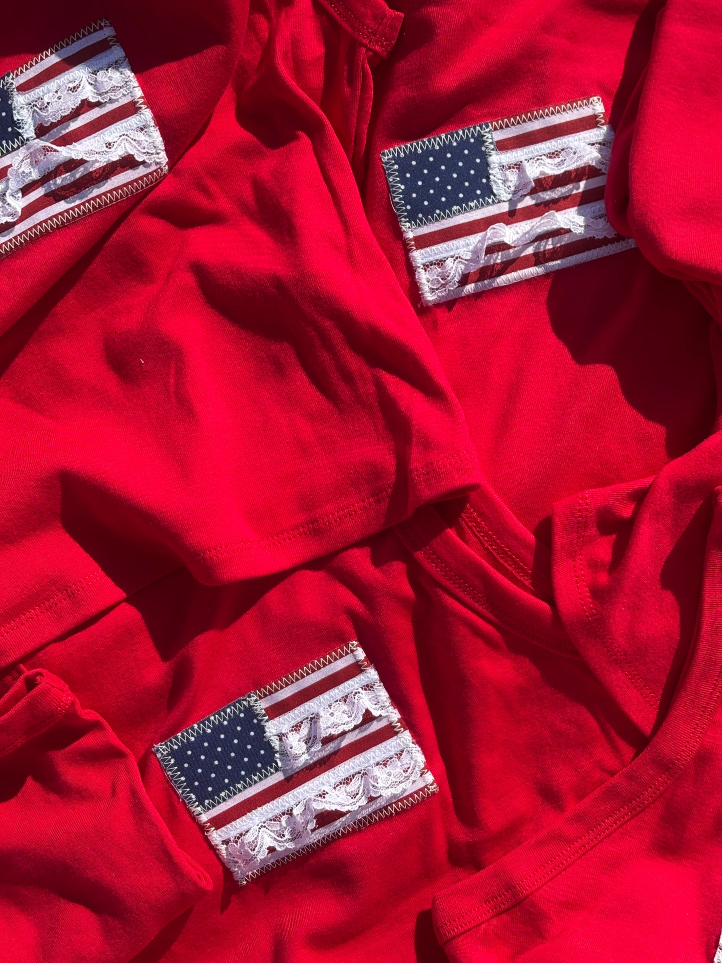 Flag tank - red