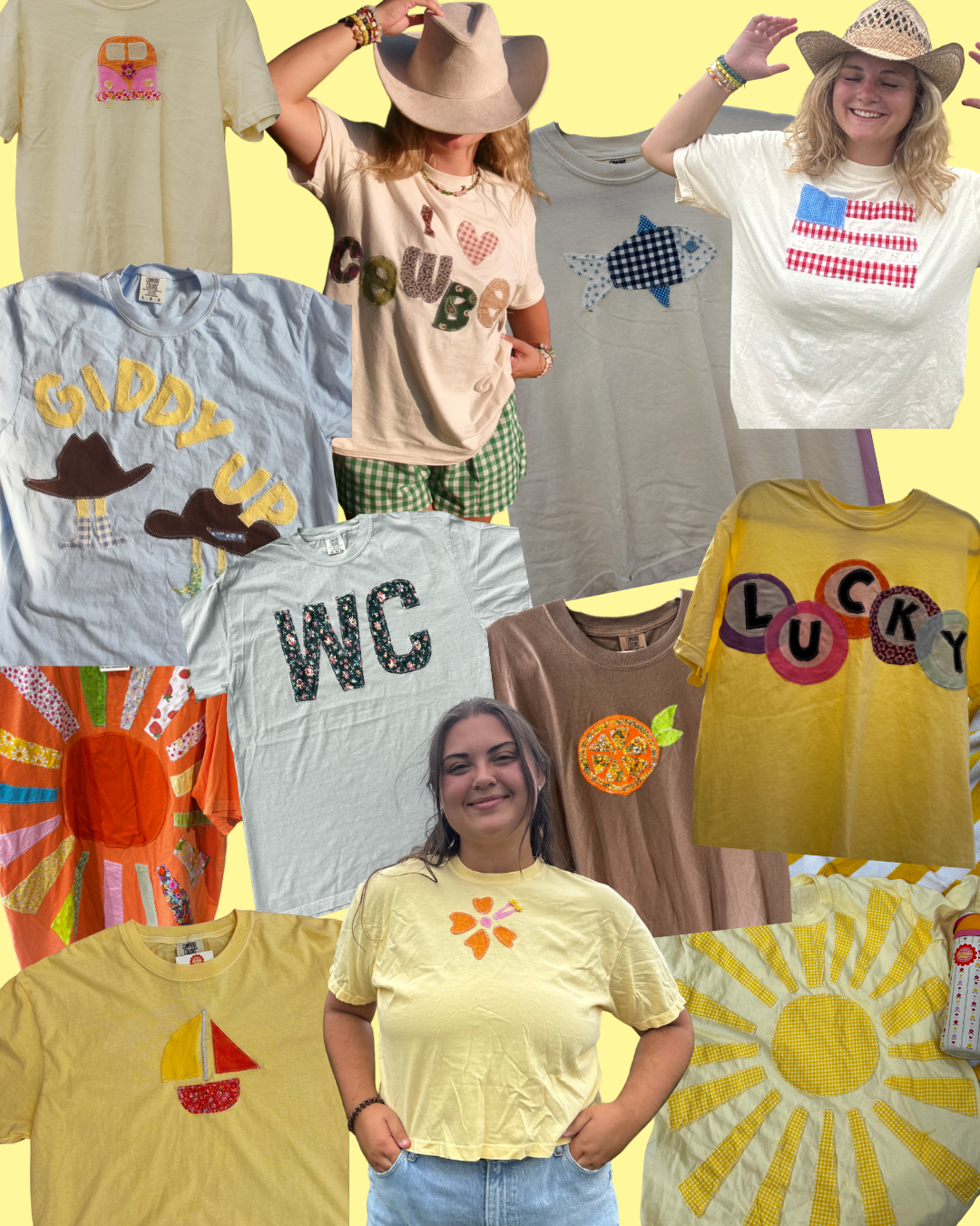 Custom Patchwork T-SHIRT ✿