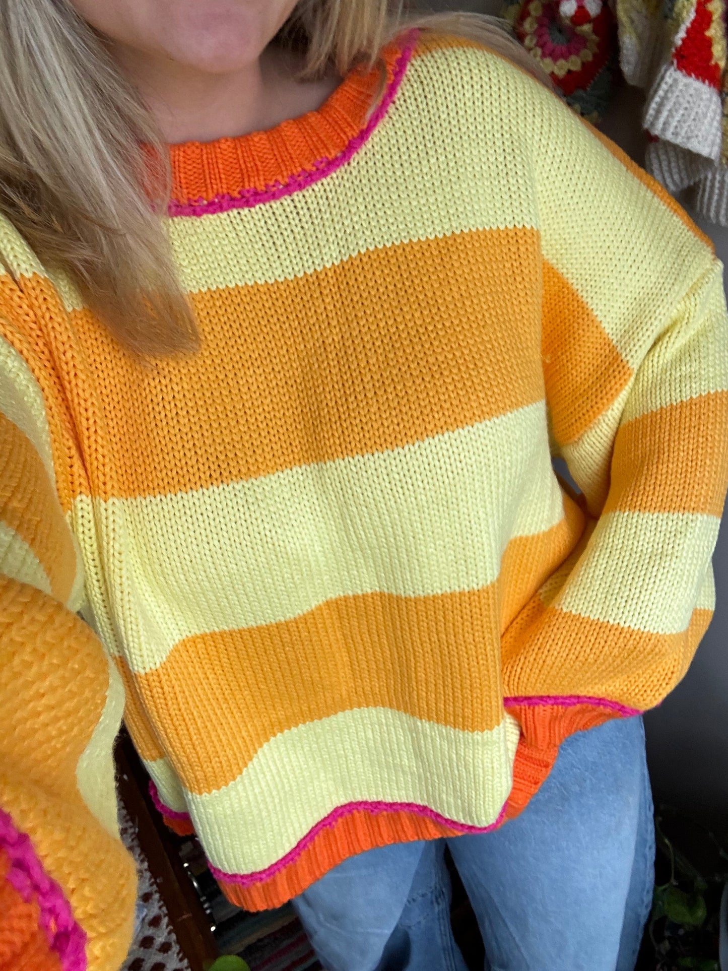 Sunrise Striped Sweater