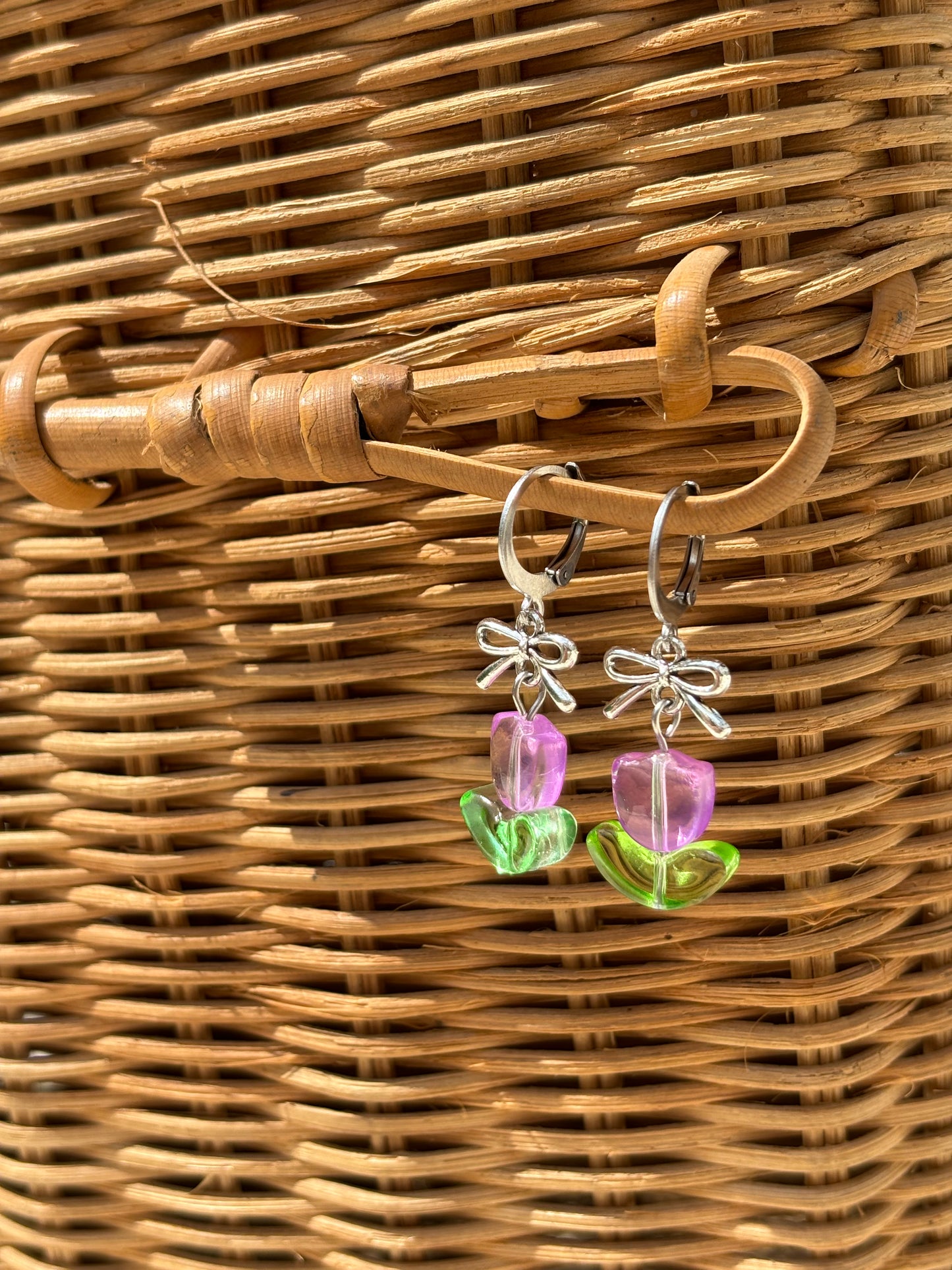 Tulip Bow Earrings