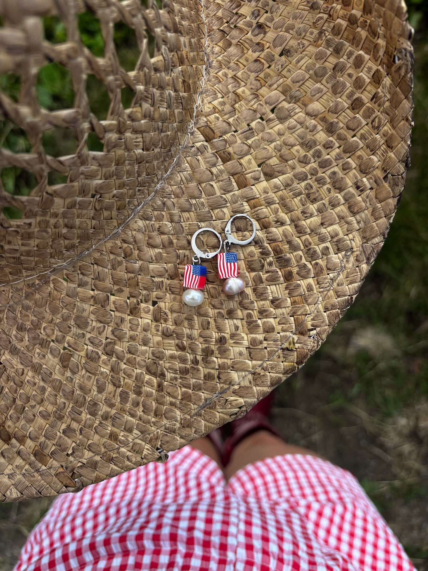 Flag Earrings
