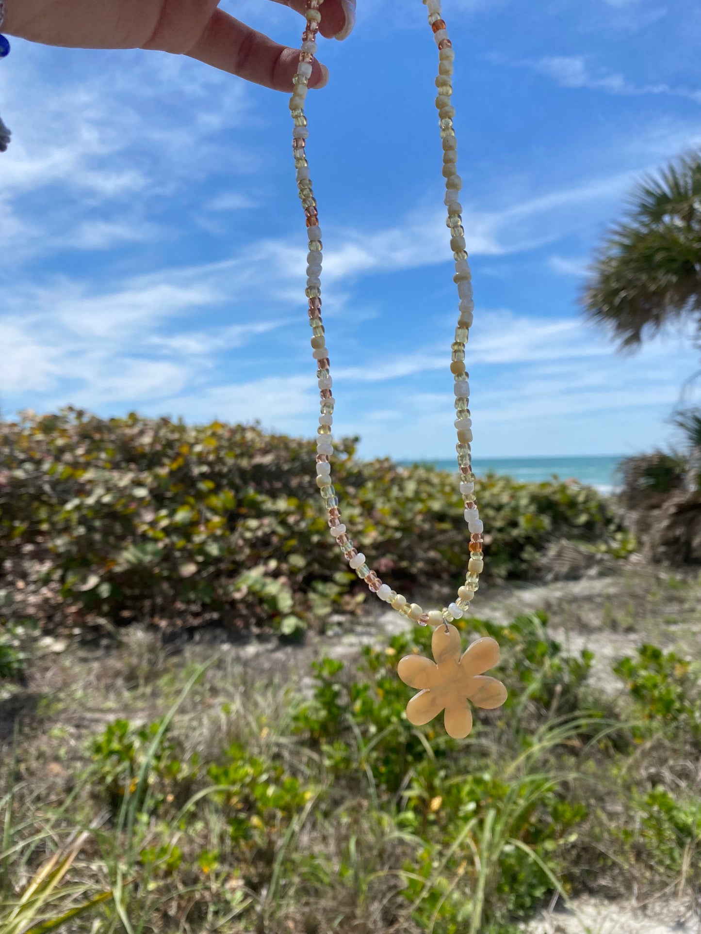 Sandy Flower Necklace ✿