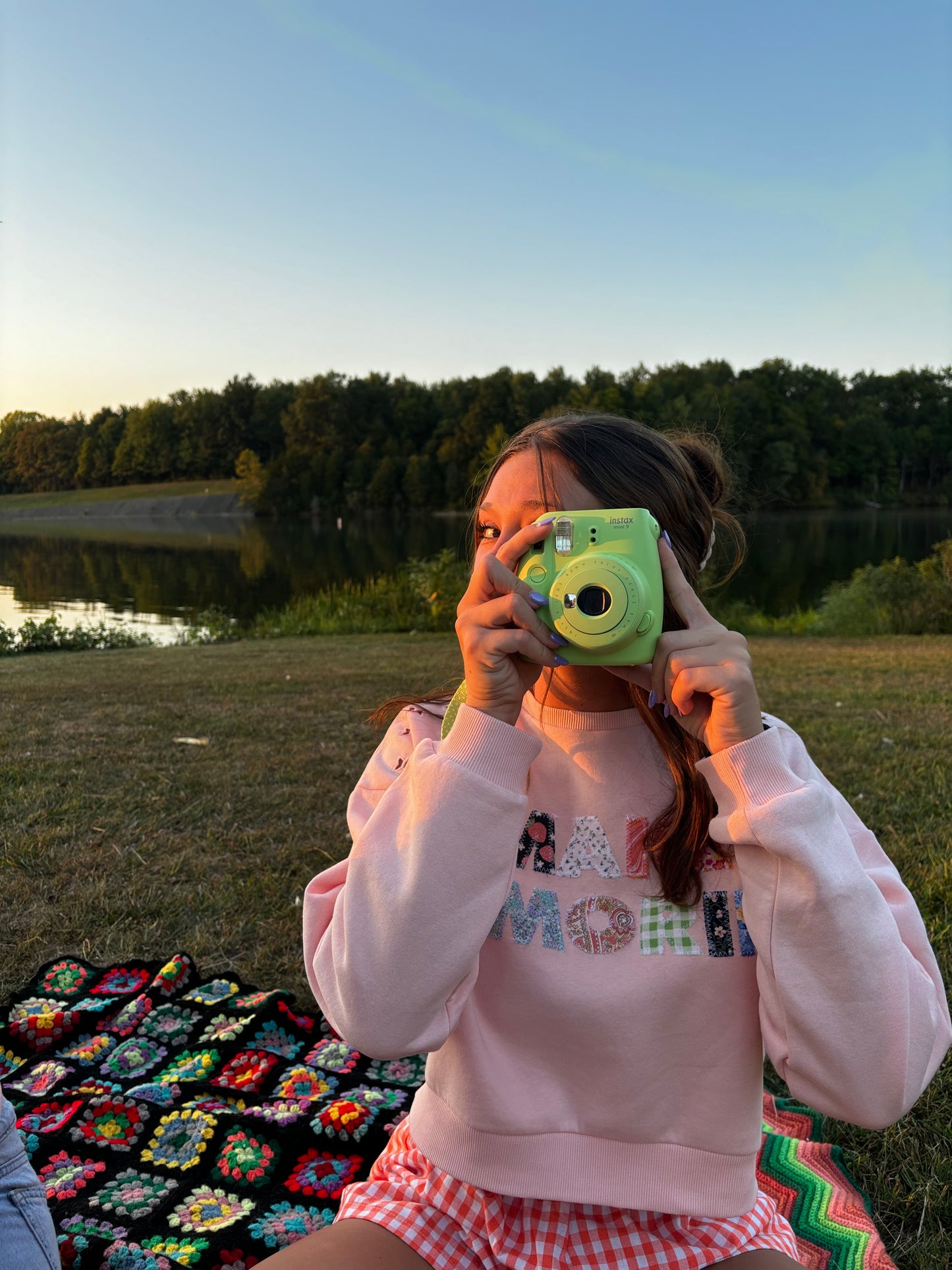 Make Memories Cropped Crewneck