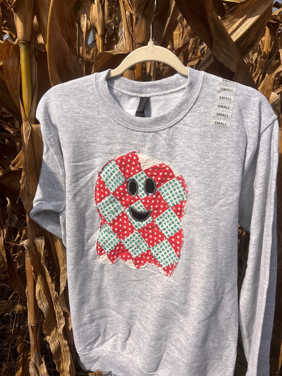 Quilted Ghost Crewnecks