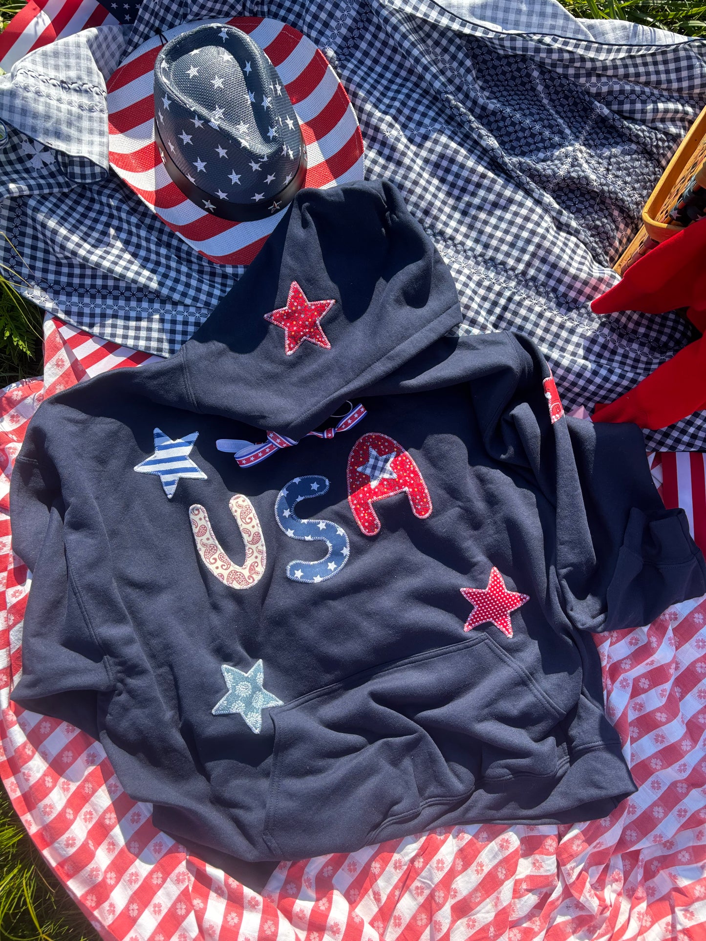 USA Hoodie - Navy