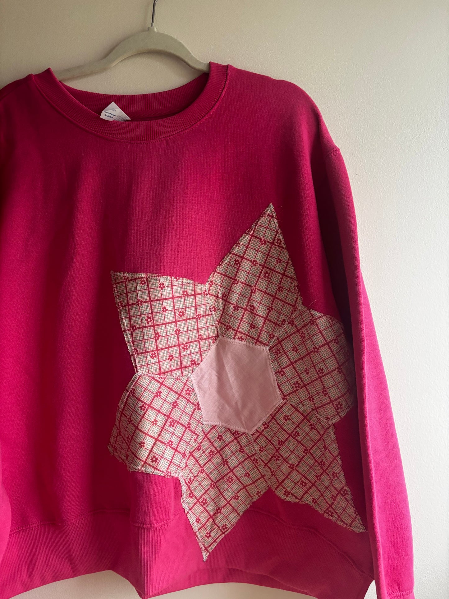 Quilt Flower Crewneck