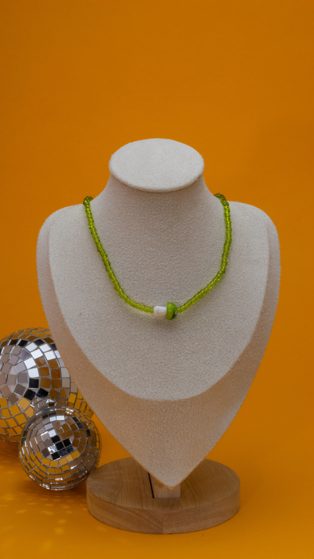 Green Mushy Necklace