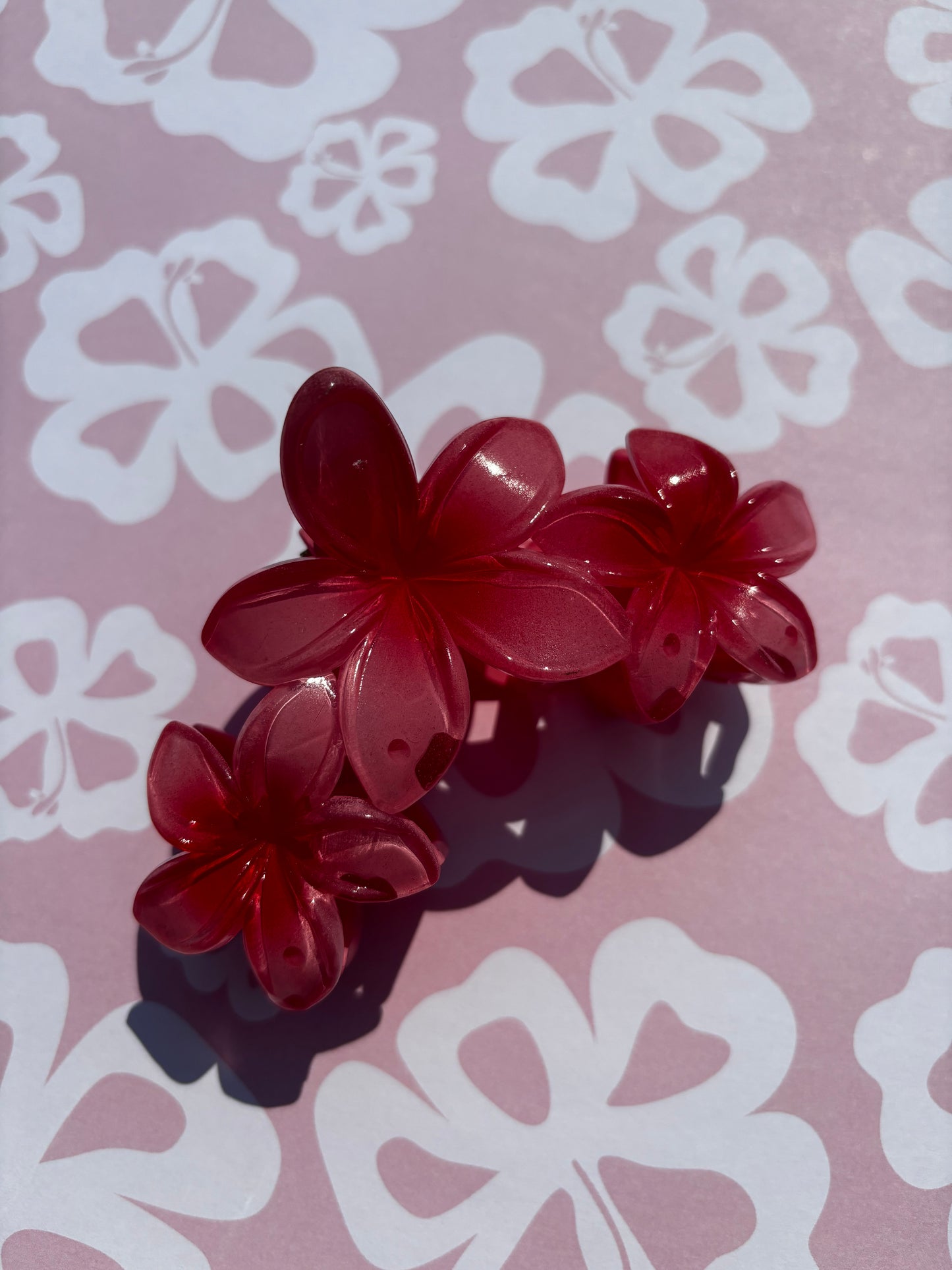 Beach Flowers Hair Claw