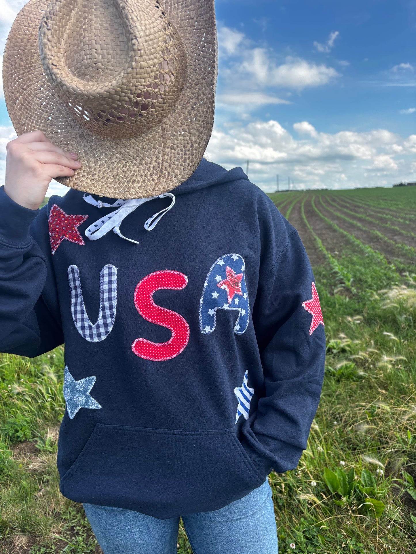 USA Hoodie - Navy