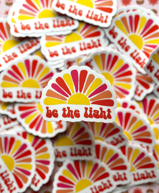Be The Light Sticker