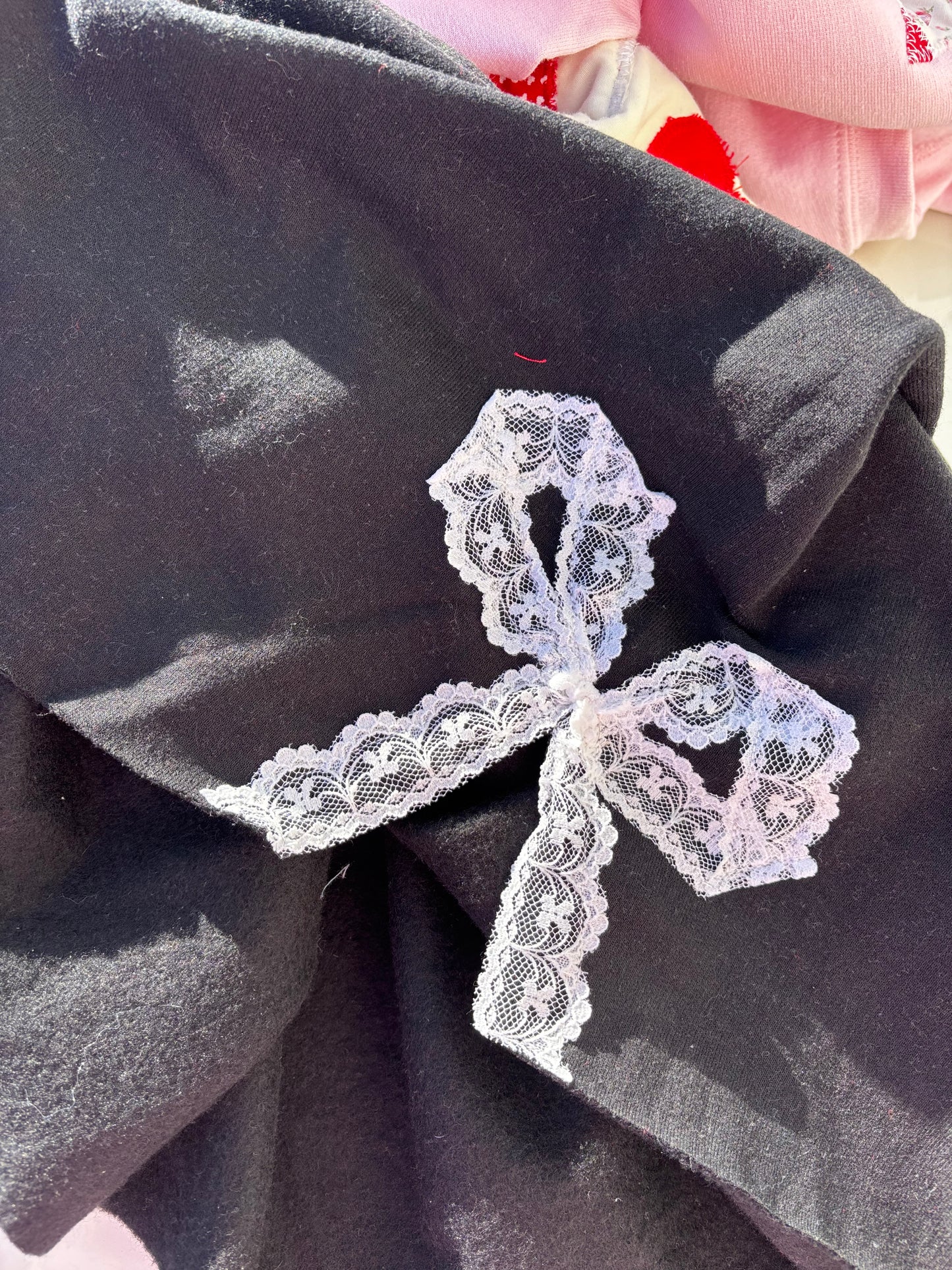 Side Bows or Lace Hem