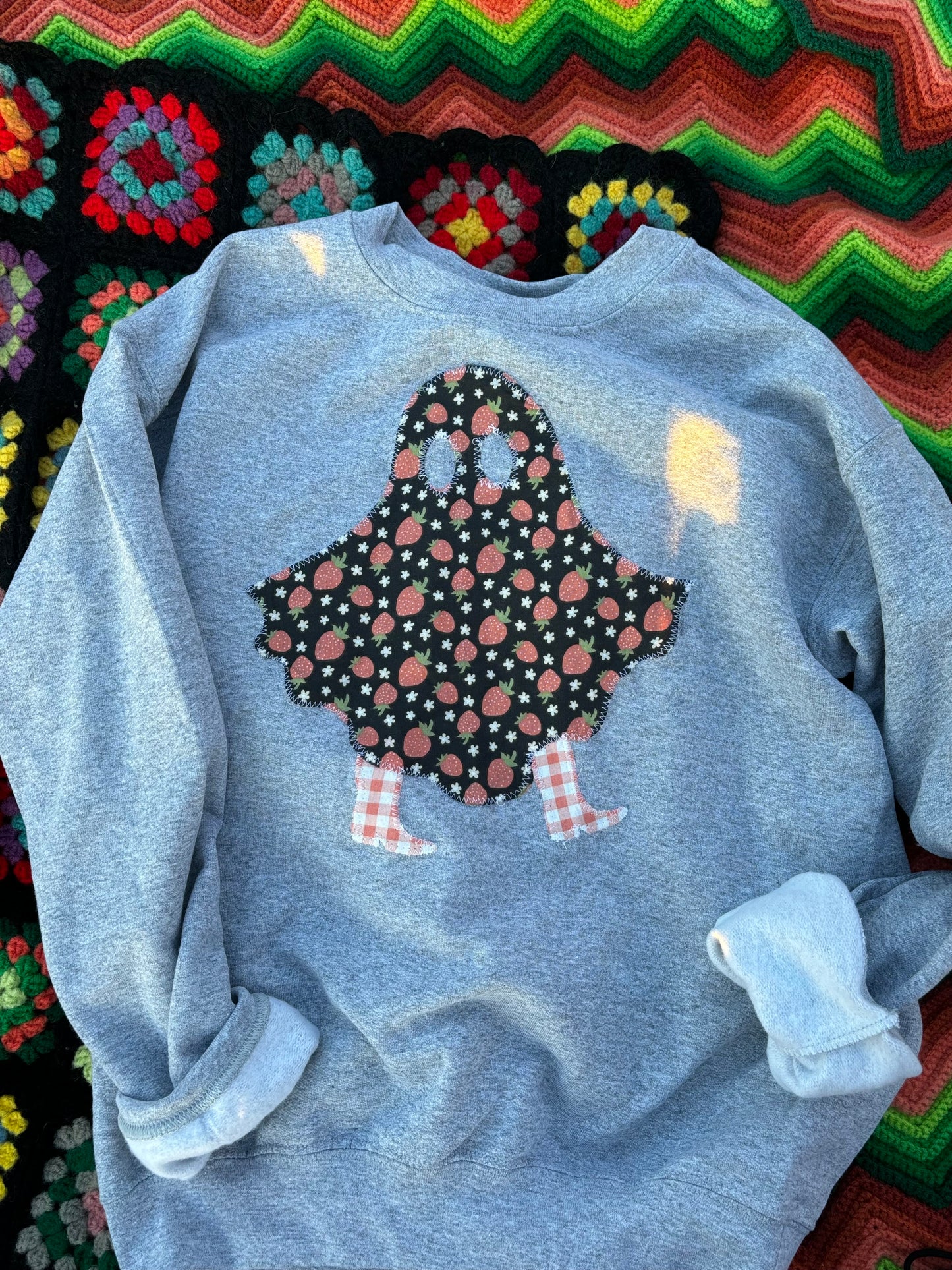 Groovy Boots Ghost Crewneck