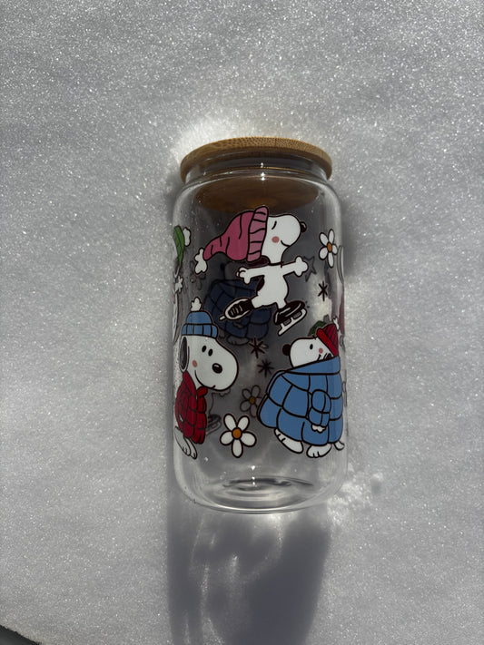 Snoopy Glass Cup