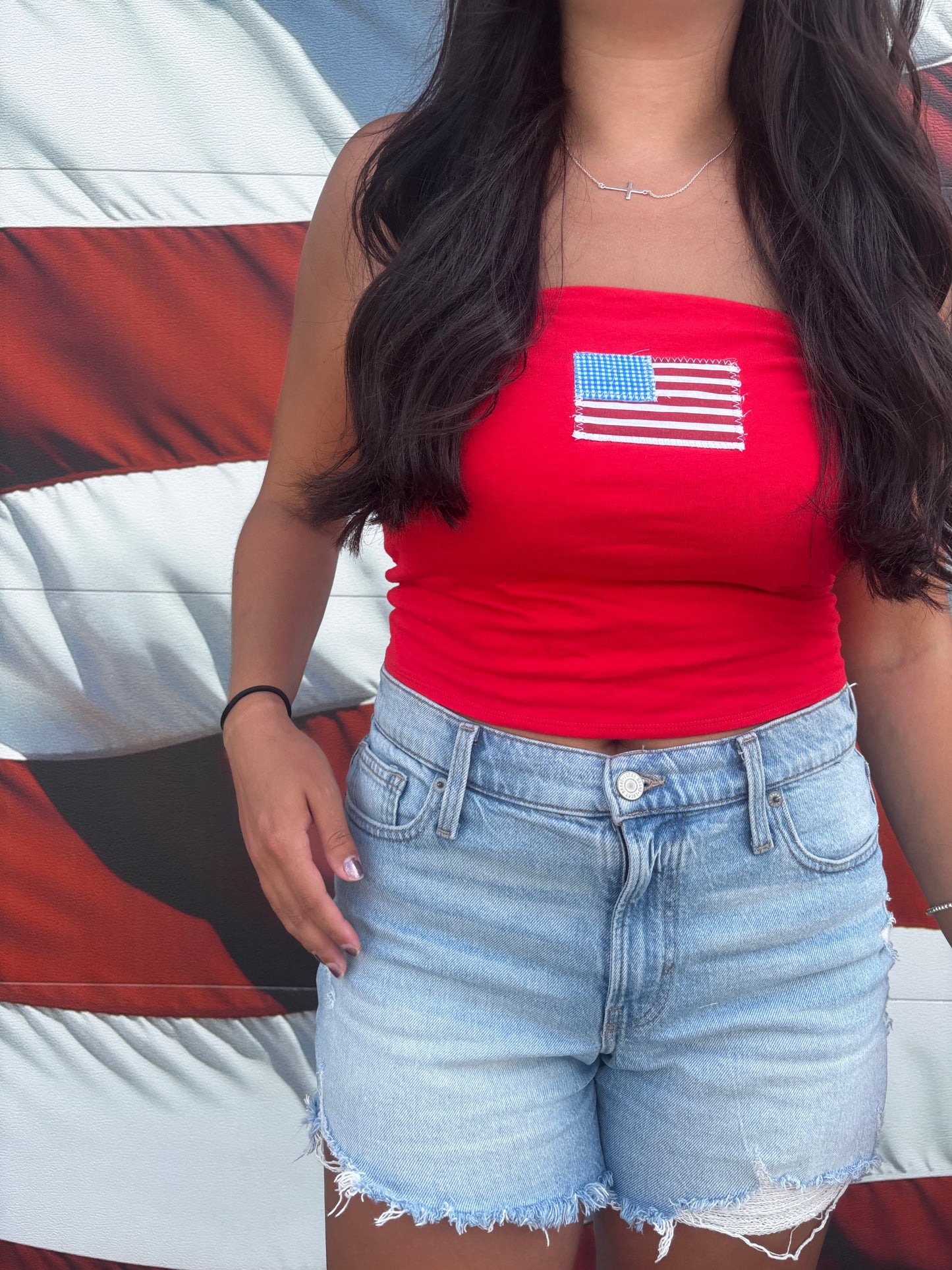 Flag Tube Top