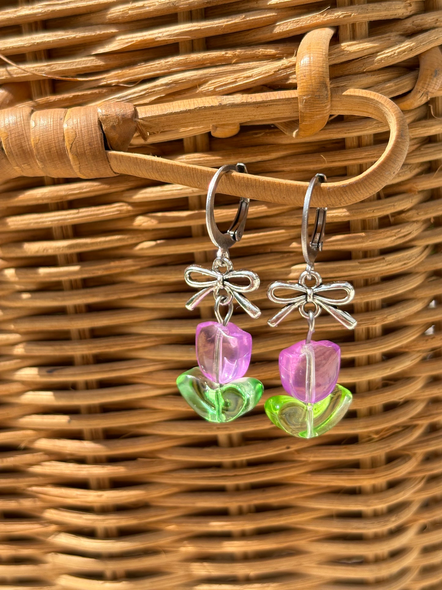 Tulip Bow Earrings