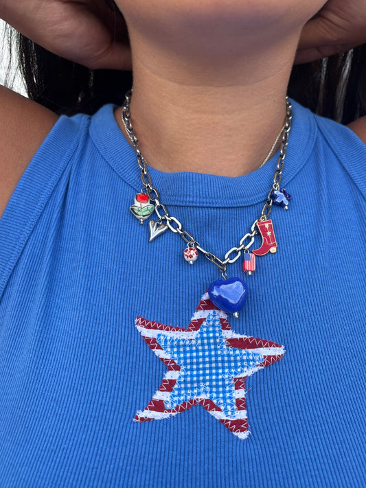 I ❤︎ USA Charm Necklace