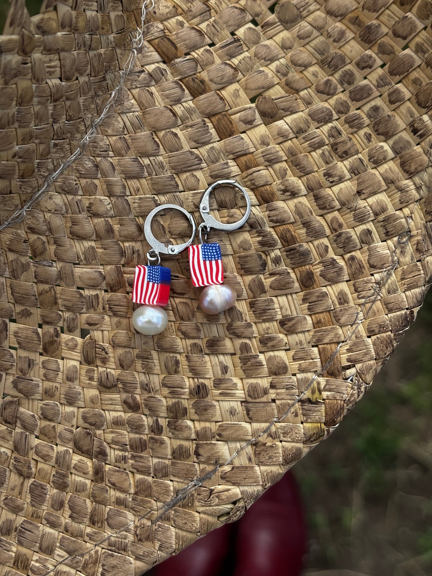 Flag Earrings