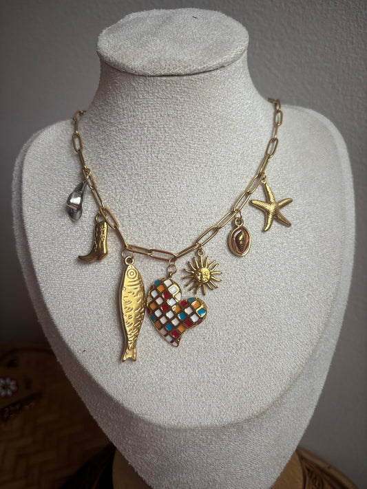 River Charm Necklace