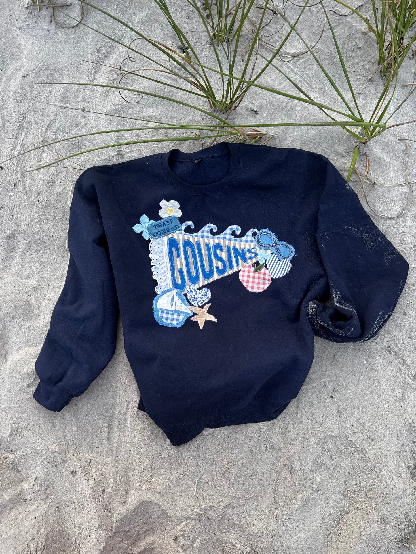 Cousins Beach Pennant Crewneck