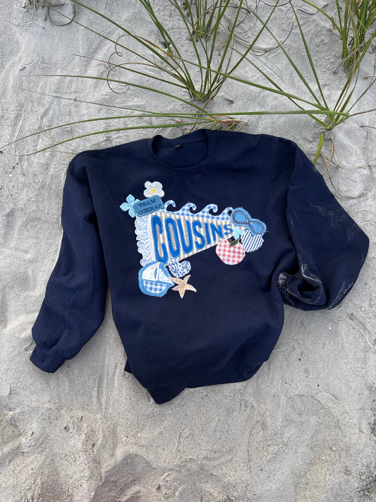Cousins Beach Pennant Crewneck