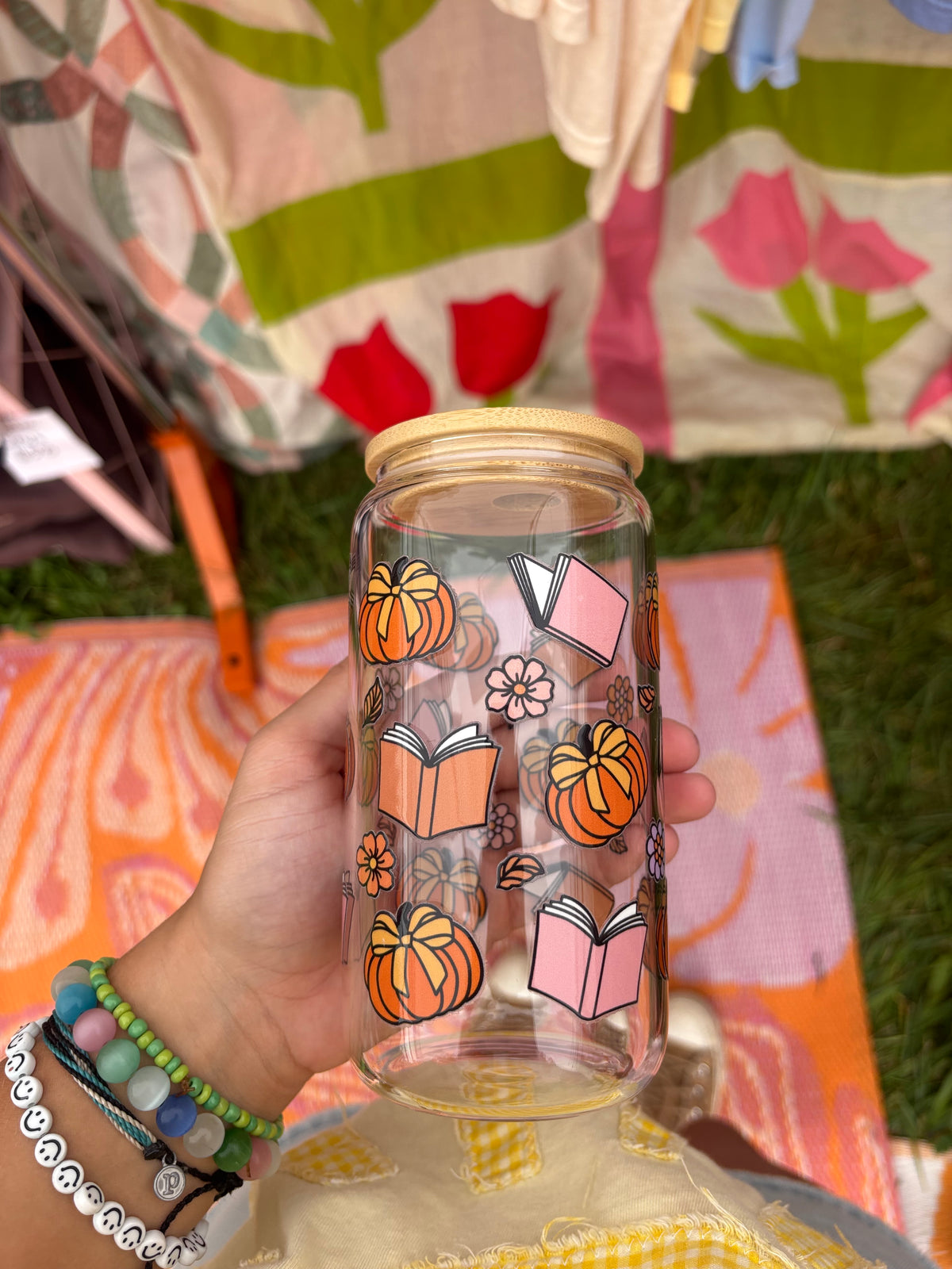 Pumpkins & Books Cup