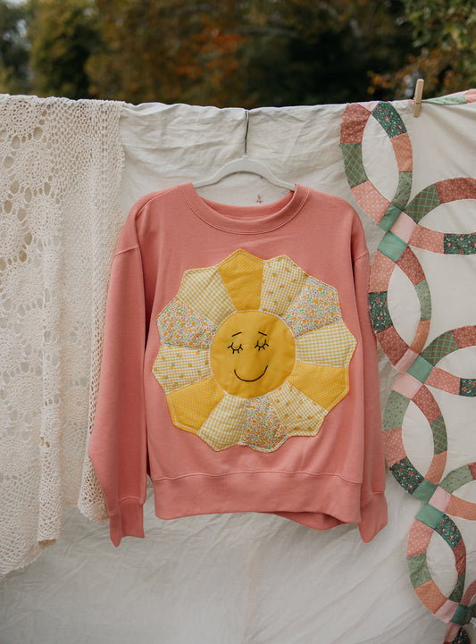 Quilted Sun Crewneck