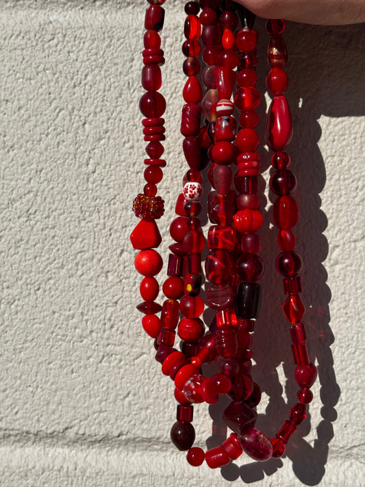 Burning Red Necklace ♥︎
