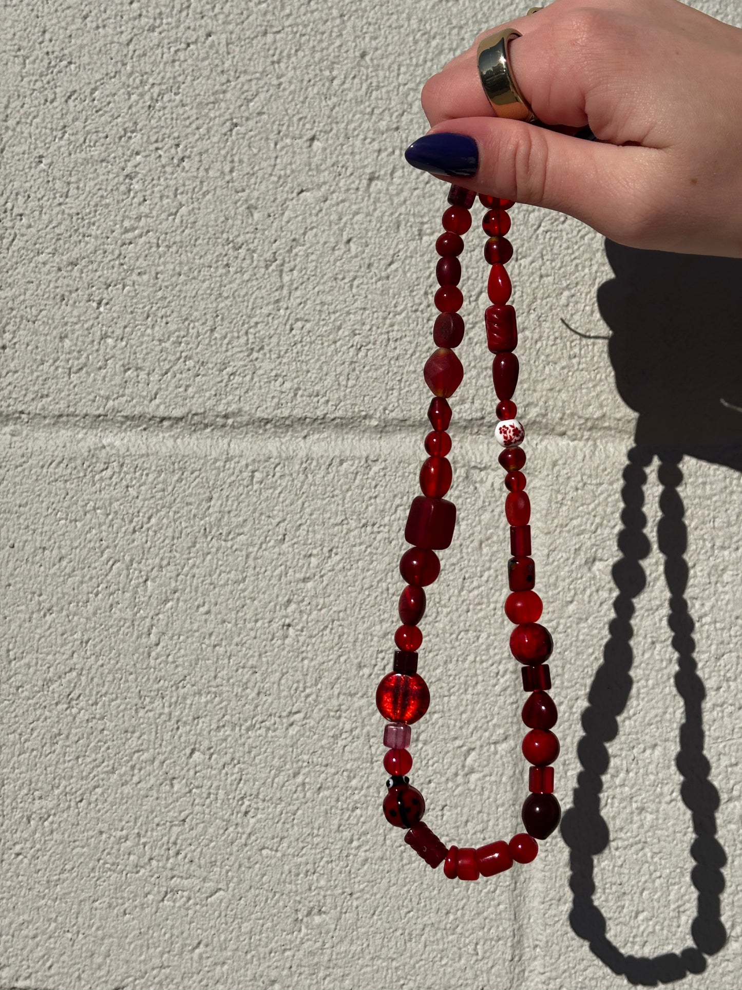 Burning Red Necklace ♥︎