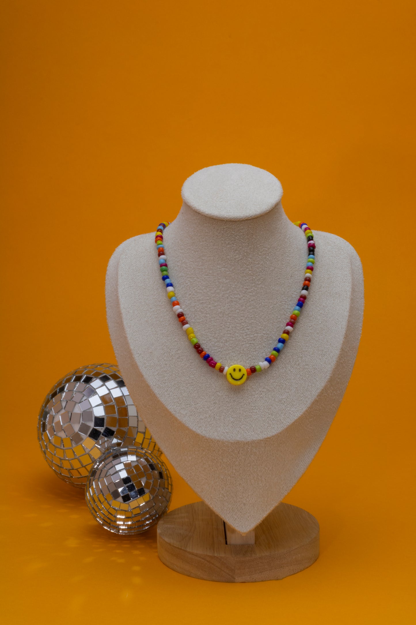 Colorful Smiley Necklace